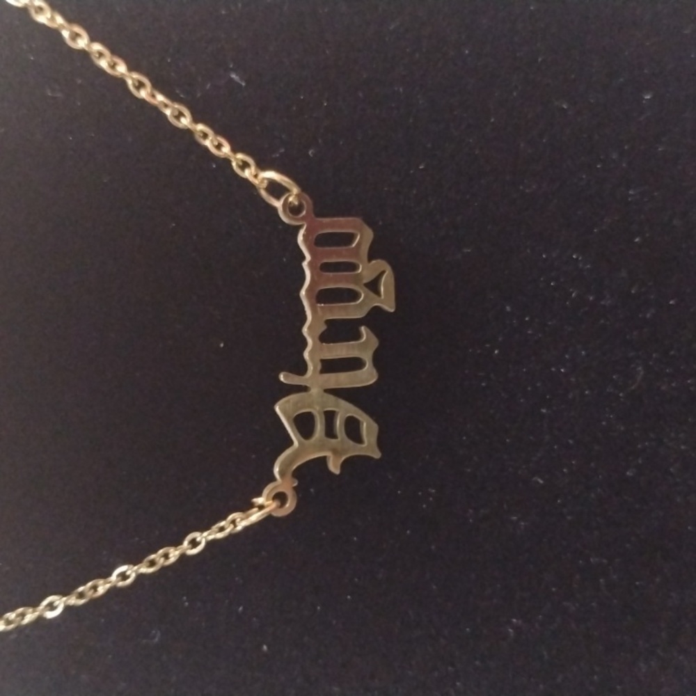 Gold Stainless Steel Virgo♍ Necklace